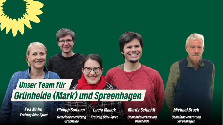 Kandidat*innen für die Gemeindevertretungen Grünheide &  Spreenhagen sowie für den Kreistag aufgestellt